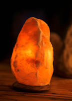 amber salt lamp